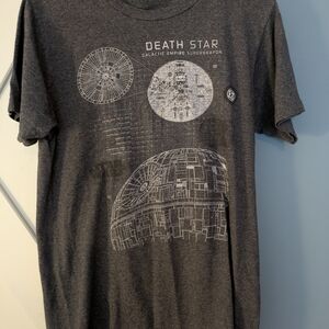 Star Wars Death Star Men's Dark Gray T-Shirt